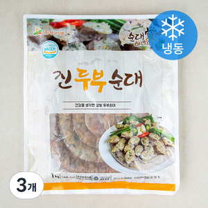 순대애빠지다 진 두부순대 (냉동), 1kg, 3개