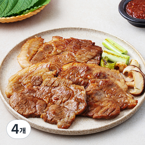 양념 목심 칼집 구이, 1kg, 4개