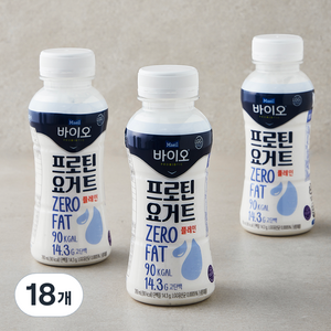 매일바이오 프로틴 요거트 플레인, 260ml, 18개