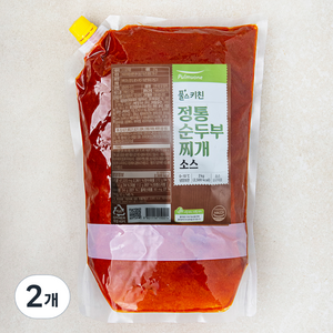 풀스키친 정통 순두부찌개 소스, 2개, 2kg