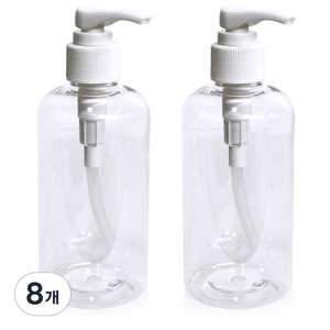 화장품 로션펌프 R용기 공병 300ml BK-3, 8개