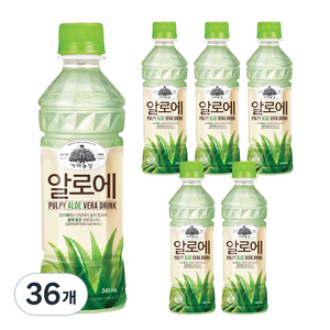 가야농장 알로에, 340ml, 36개