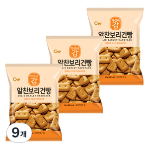 청우식품 알찬보리건빵 과자, 90g, 9개