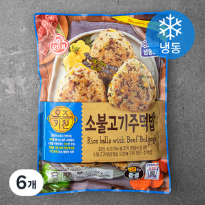 오뚜기 오즈키친 소불고기 주먹밥 5개입 (냉동), 500g, 6개