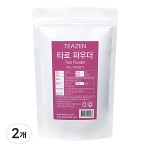 티젠 타로 파우더, 500g, 1개입, 2개, 500g