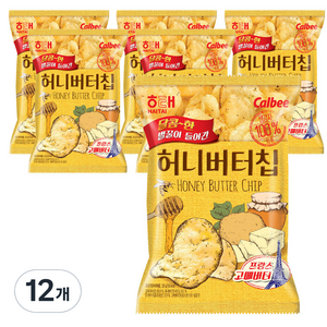 허니버터칩, 60g, 12개