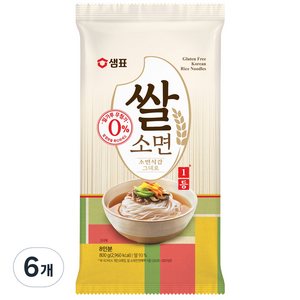 샘표 쌀 소면, 6개, 800g