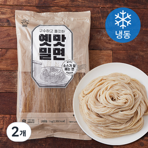 쿡탁 구수하고 쫄깃한 밀면 (냉동), 1kg, 2개