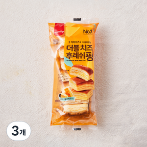 삼립 더블치즈 후레쉬팡, 98g, 3개