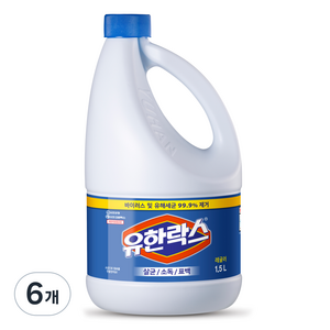 유한락스 레귤러, 1.5L, 6개