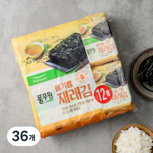 풀무원 들기름 재래도시락김, 60g, 3개