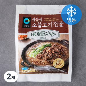 청정원 호밍스 서울식 소불고기전골 (냉동), 650g, 2개