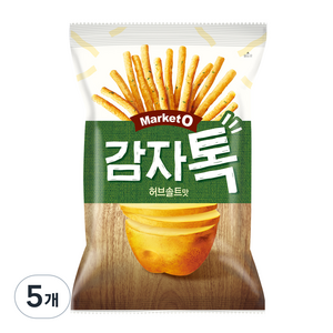 오리온 감자톡 허브솔트맛, 80g, 5개