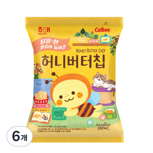 해태제과 허니버터칩, 120g, 6개