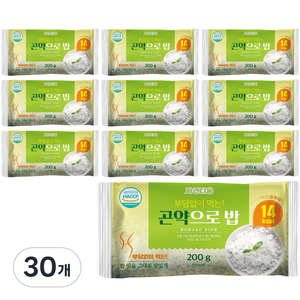 자연다움 곤약으로 밥, 200g, 30개