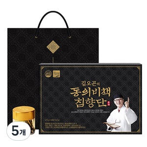 김오곤 동의비책 침향단 + 쇼핑백, 112.5g, 5개