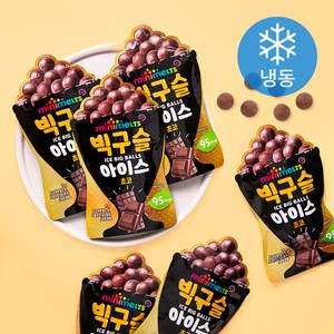 미니멜츠 빅구슬 아이스 초코 (냉동), 72g, 6개입