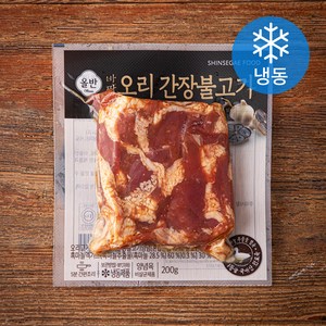 올반 바짝 오리 간장불고기 (냉동), 200g, 1개