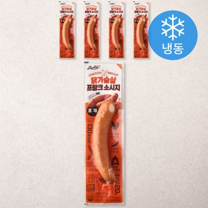 맛있닭 닭가슴살 프랑크소시지 훈제 (냉동), 100g, 5개