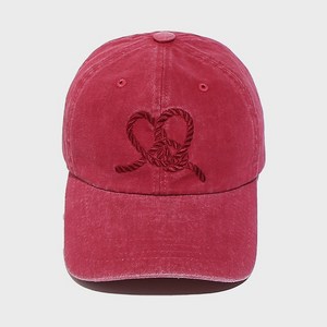 오가프 Heart Knot Embroidery Cap