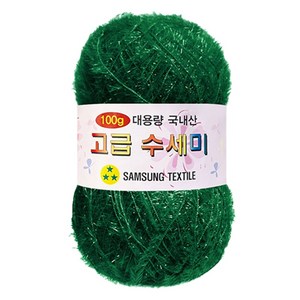 yana 대용량 고급 수세미 100g, 진초록, 1개