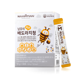 남유네 키즈 짜먹는 스틱 배도라지청 30p, 300g, 1개