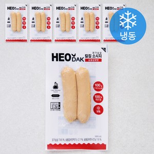 허닭 닭가슴살 칼집 소세지 숯불갈비맛 2입 (냉동), 100g, 6팩