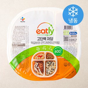 밸런스플랜 고단백 저당 떡갈비와 곤드레현미곤약밥 (냉동), 387g, 1개