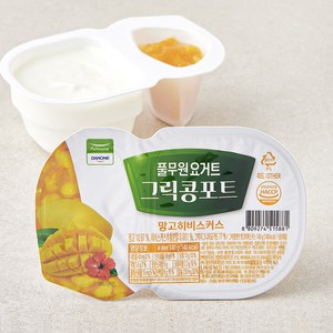 다논 그릭콩포트 망고히비스커스 요거트 2개입, 280g, 1개