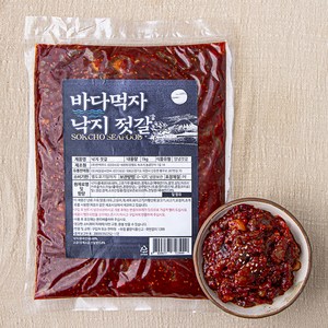 바다먹자 낙지 젓갈, 1kg, 1봉