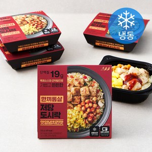 한끼통살 저당 도시락 핫양념치킨맛 (냉동), 250g, 5개