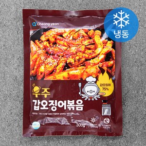 우주갑오징어볶음 (냉동), 300g, 1개