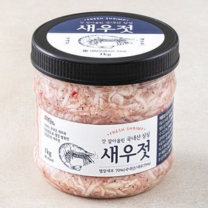 외갓집곳간 갓 잡아올린 국내산 싱싱 새우젓, 1kg, 1개