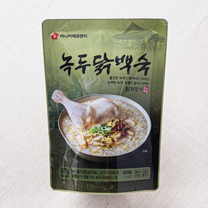 마니커에프앤지 녹두닭백숙, 500g, 1개