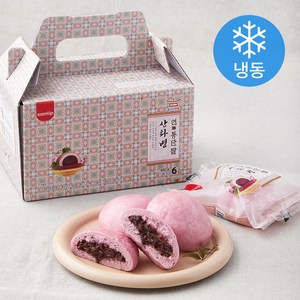 삼립 연 통단팥 상화병 6개입 (냉동), 480g, 1개