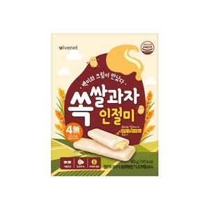 아이배냇 유아용 쏙쌀과자 40g, 인절미, 1개