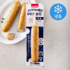 굽네 닭가슴살 후랑크 꼬치 마늘 (냉동), 70g, 1팩