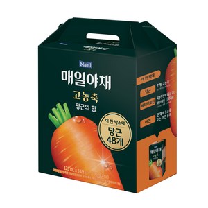 매일야채 고농축 당근의 힘 주스 선물세트, 125ml, 24개