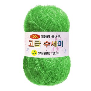 yarna 대용량 고급 수세미 100g, 연두, 1개