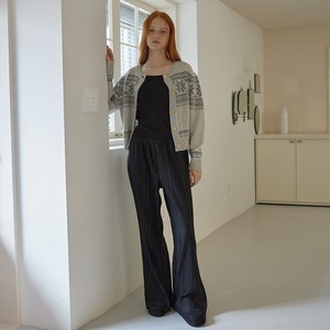 엽페 여성용 PLEATED LINE PANTS