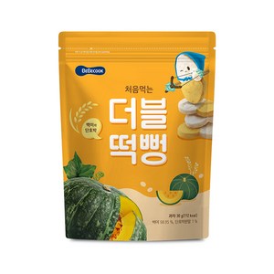 베베쿡 처음먹는 더블떡뻥 30g, 1개, 백미 + 단호박 혼합맛