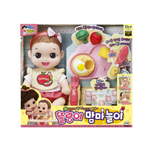 미미월드 똘랑이 맘마놀이 아기인형 세트
