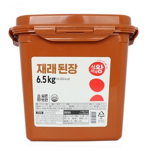 식자재왕 순창 재래 된장, 1개, 6.5kg