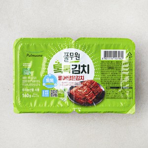 풀무원 톡톡 썰어담은김치, 160g, 1개