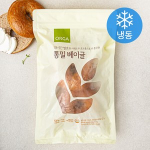 ORGA 통밀 베이글 4입 (냉동), 400g, 1개