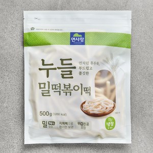 면사랑 누들 밀떡볶이떡, 500g, 1개