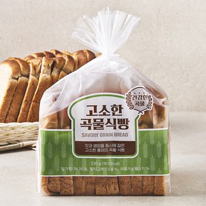 신세계푸드 고소한 곡물식빵, 330g, 1개