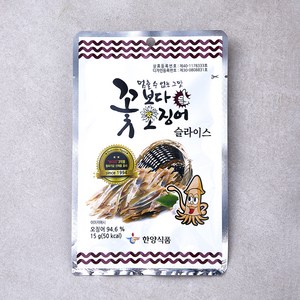 한양식품 꽃보다 오징어 슬라이스, 1개, 15g