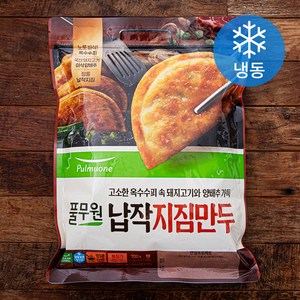 풀무원 납작 지짐만두 (냉동), 700g, 1개