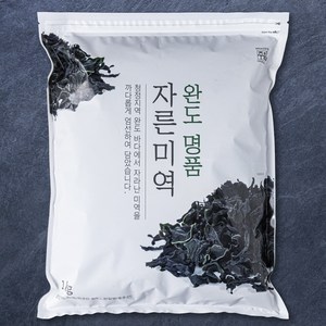 주일 완도명품 자른미역, 1개, 1kg